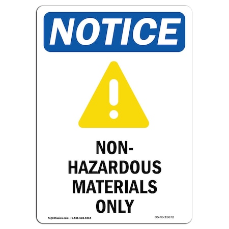 OSHA Notice, 5 Height, 7 Width, Decal